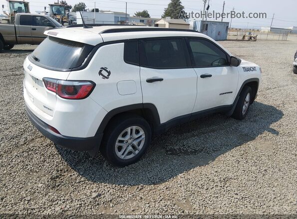 3C4NJDAB8JT126699 2018 JEEP COMPASS White უკანა მარჯვენა