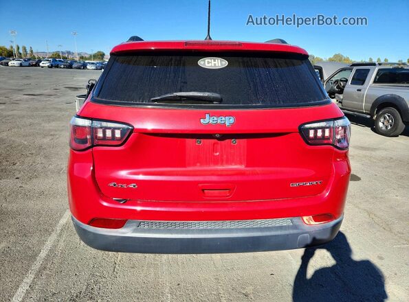 3C4NJDAB8JT135807 2018 JEEP COMPASS Red Հետևի տեսք