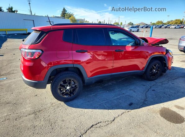 3C4NJDAB8JT135807 2018 JEEP COMPASS Red Հետևի աջ