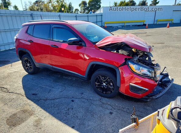 3C4NJDAB8JT135807 2018 JEEP COMPASS Red Առջևի աջ