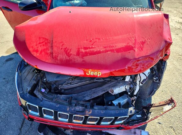 3C4NJDAB8JT135807 2018 JEEP COMPASS Red Սալոնի հետևի տեսք
