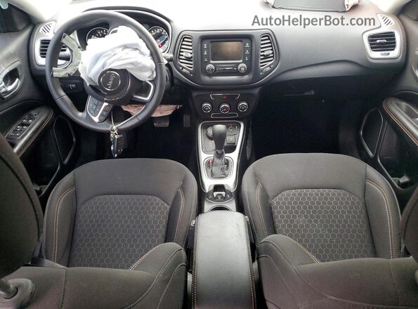 3C4NJDAB8JT481663 2018 JEEP COMPASS Gray Առջևի վահանակի տեսք