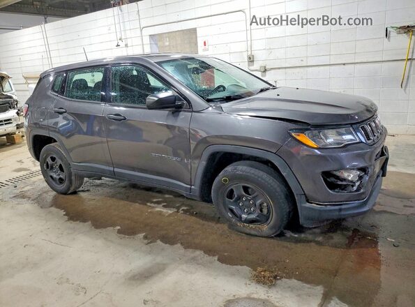 3C4NJDAB8KT801050 2019 JEEP COMPASS Gray წინა მარჯვენა