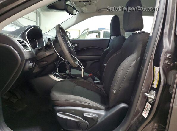 3C4NJDAB8KT801050 2019 JEEP COMPASS Gray წინა სალონის ხედი
