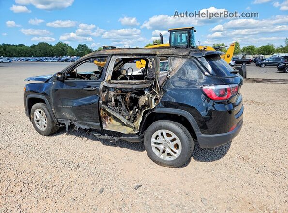 3C4NJDAB9JT182831 2018 JEEP COMPASS Черный Задняя левая четверть