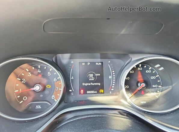 3C4NJDAB9LT210159 2020 JEEP COMPASS Black ხელსაწყოთა პანელის ხედი
