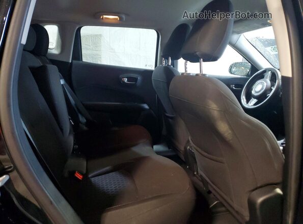 3C4NJDAB9LT210159 2020 JEEP COMPASS Black უკანა სალონის ხედი