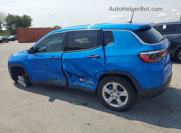 3C4NJDAN0PT516022 2023 JEEP COMPASS Blue Trasero izquierdo