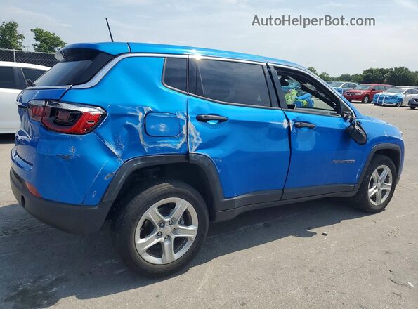 3C4NJDAN0PT516022 2023 JEEP COMPASS Blue Trasero derecho