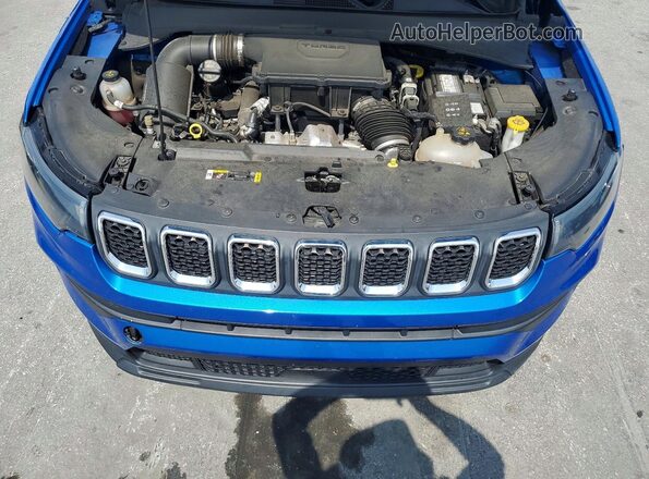 3C4NJDAN0PT516022 2023 JEEP COMPASS Blue Vista del compartimento del motor