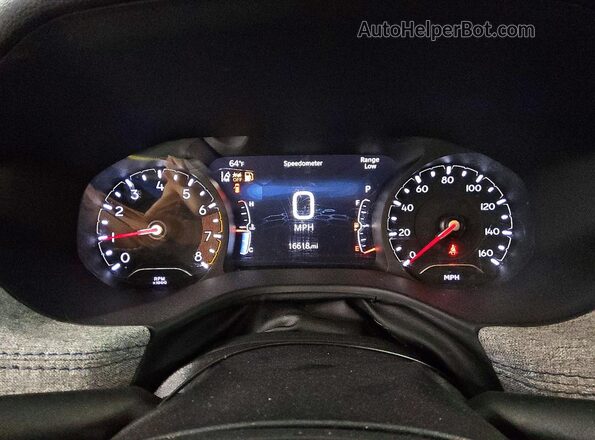 3C4NJDAN5RT164106 2024 JEEP COMPASS Silver Instrument cluster view