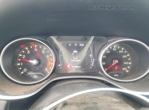 3C4NJDBB0JT480005 2018 JEEP COMPASS Black ხელსაწყოთა პანელის ხედი