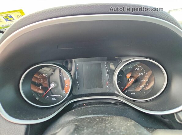 3C4NJDBB0MT592811 2021 JEEP COMPASS Серебряный Вид щитка приборов