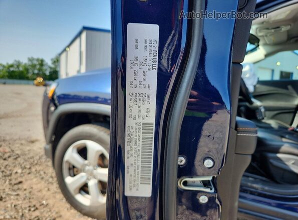 3C4NJDBB2LT156105 2020 JEEP COMPASS Blue VIN კოდის სტიკერის ხედი