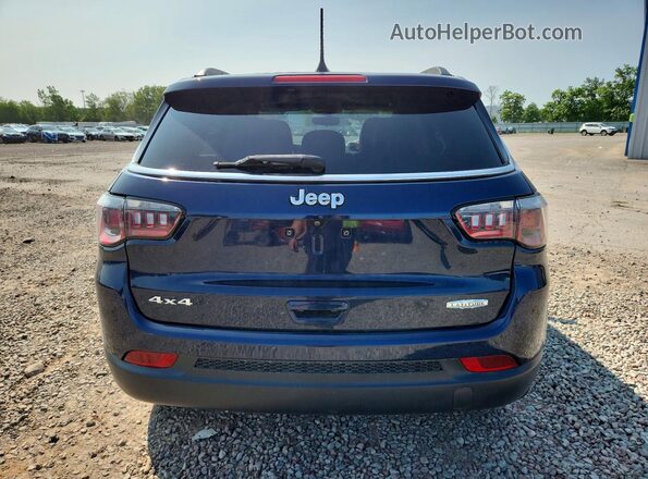 3C4NJDBB2LT156105 2020 JEEP COMPASS Blue უკანა ხედი
