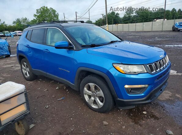 3C4NJDBB3JT252953 2018 JEEP COMPASS Blue Front right