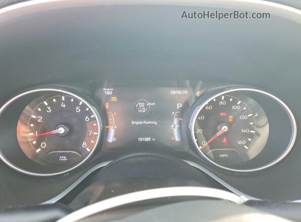 3C4NJDBB3JT252953 2018 JEEP COMPASS Blue Instrument cluster view