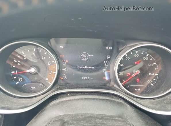 3C4NJDBB3KT728944 2019 JEEP COMPASS Gray Instrument cluster view