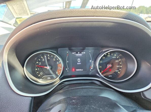3C4NJDBB4JT153154 2018 JEEP COMPASS Silver ხელსაწყოთა პანელის ხედი