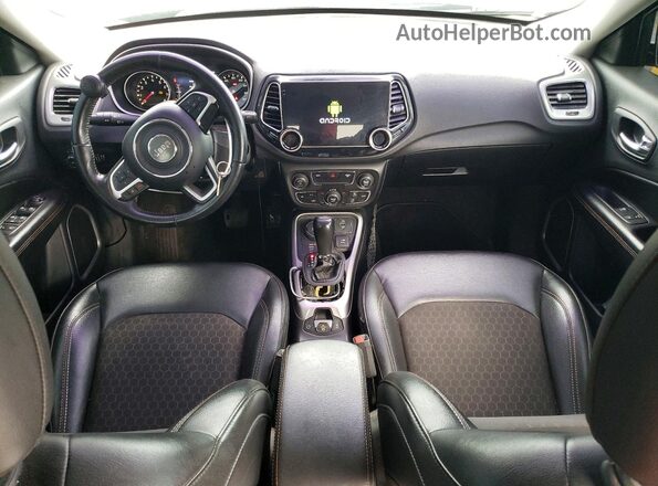 3C4NJDBB5JT457285 2018 JEEP COMPASS Black წინა პანელის ხედი