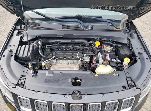 3C4NJDBB5JT457285 2018 JEEP COMPASS Black ძრავის განყოფილების ხედი