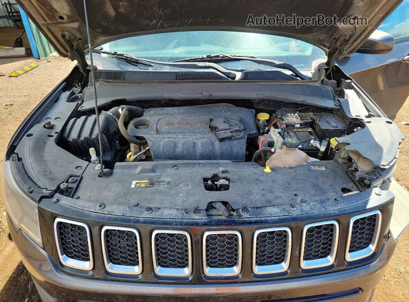 3C4NJDBB6HT650636 2017 JEEP COMPASS Gray უკანა სალონის ხედი