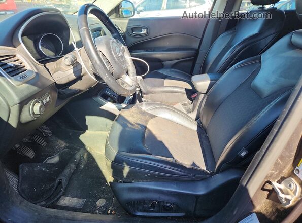 3C4NJDBB6HT650636 2017 JEEP COMPASS Gray წინა სალონის ხედი