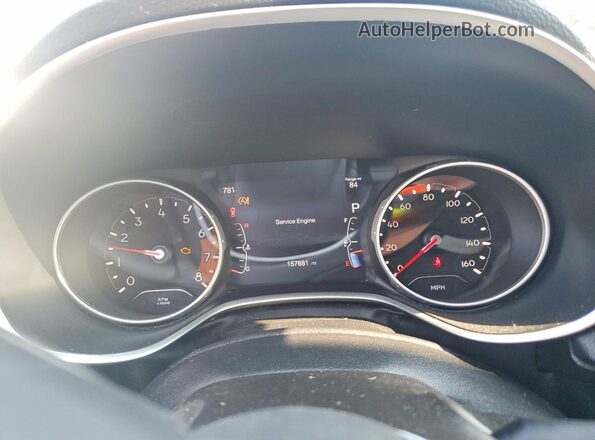 3C4NJDBB6JT261615 2018 JEEP COMPASS Black Instrument cluster view
