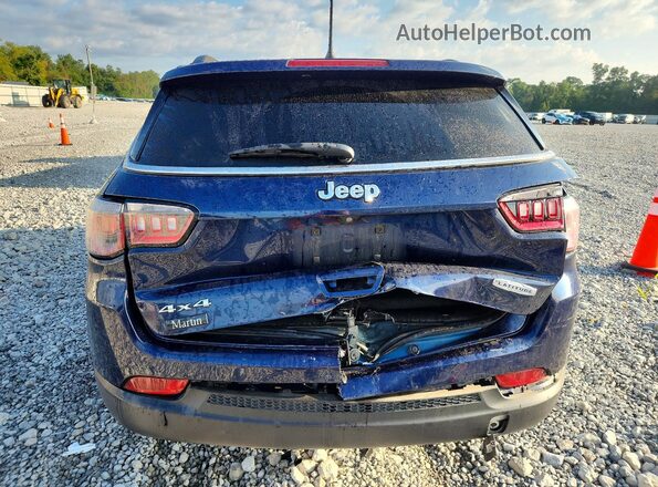 3C4NJDBB8KT674895 2019 JEEP COMPASS Blue Rear view