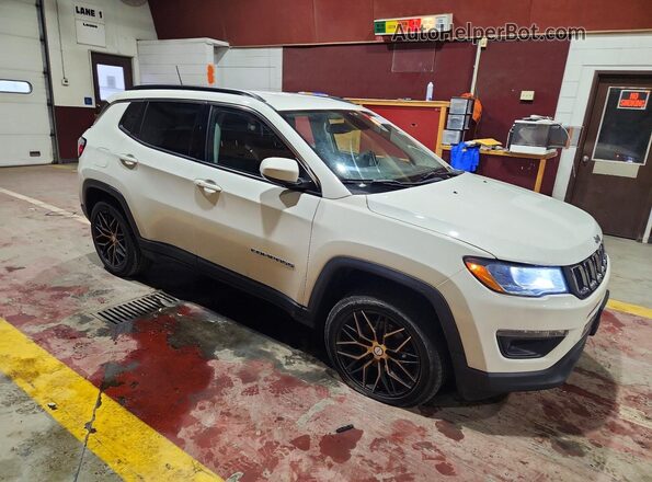 3C4NJDBB8KT847783 2019 JEEP COMPASS White Przód prawy