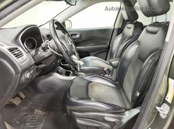 3C4NJDBBXHT672140 2017 JEEP COMPASS Green Vista interior delantera
