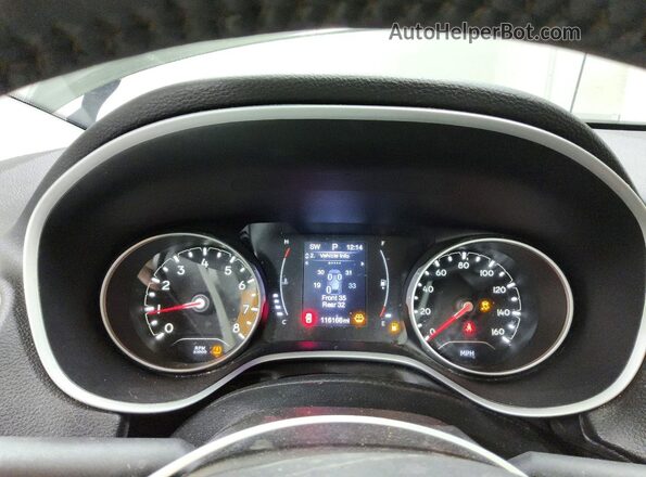 3C4NJDBBXHT672140 2017 JEEP COMPASS Green Vista del cuadro de instrumentos