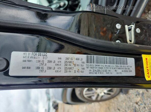 3C4NJDBBXJT161565 2018 JEEP COMPASS Черный Вид наклейки с VIN-кодом