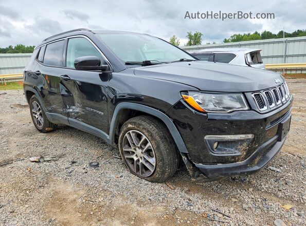3C4NJDBBXJT161565 2018 JEEP COMPASS Черный Передняя правая четверть