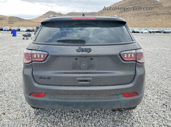 3C4NJDBBXMT506081 2021 JEEP COMPASS Gray Rear view