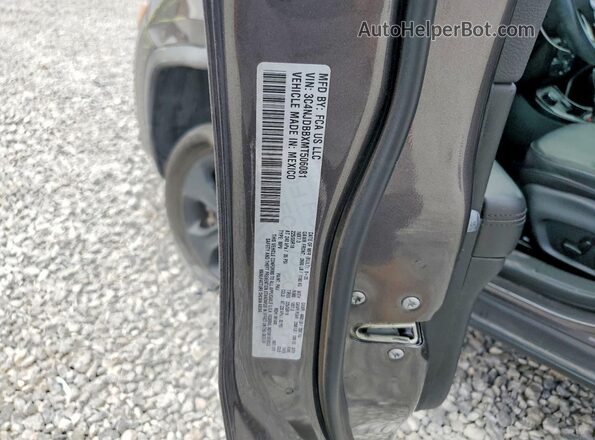 3C4NJDBBXMT506081 2021 JEEP COMPASS Gray VIN sticker view