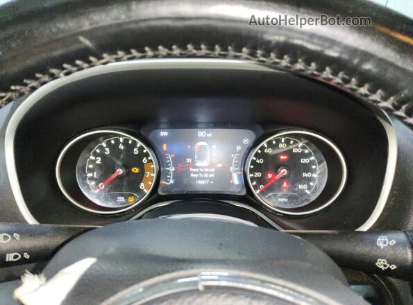 3C4NJDBBXMT591746 2021 JEEP COMPASS Черный Вид щитка приборов
