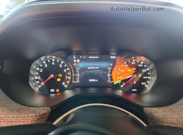 3C4NJDBN0ST544524 2025 JEEP COMPASS Белый Вид щитка приборов