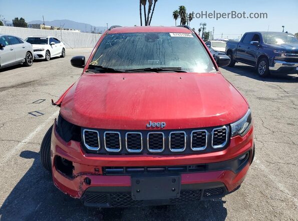 3C4NJDBN0ST619254 2025 JEEP COMPASS Red Vista frontal