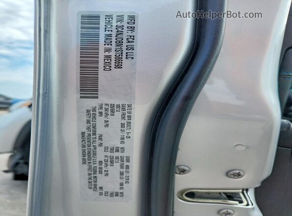 3C4NJDBN1ST586698 2025 JEEP COMPASS Серебряный Вид наклейки с VIN-кодом
