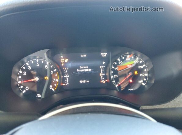 3C4NJDBN2ST549031 2025 JEEP COMPASS White Instrument cluster view