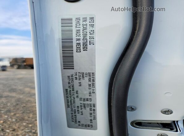 3C4NJDBN4ST605924 2025 JEEP COMPASS White Widok naklejki z numerem VIN