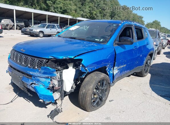 3C4NJDBN4ST617894 2025 JEEP COMPASS Blue წინა მარცხენა ხედი სამი მეოთხედიდან