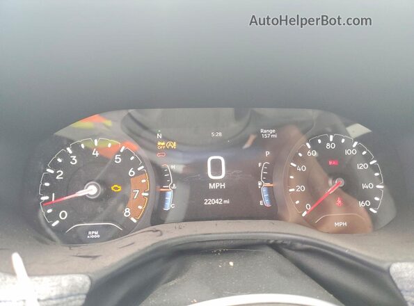 3C4NJDBN9RT163703 2024 JEEP COMPASS Blue Instrument cluster view