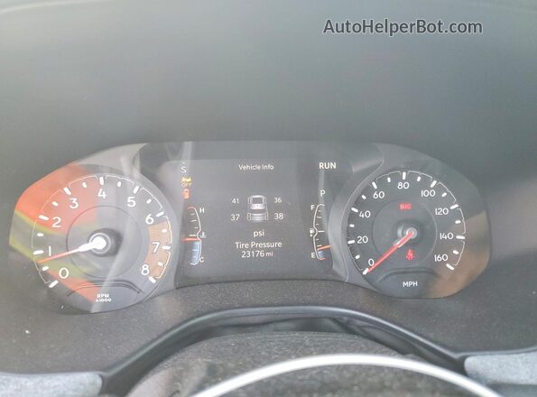 3C4NJDBNXST616832 2025 JEEP COMPASS White Widok zestawu wskaźników