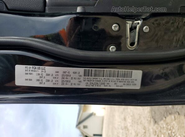 3C4NJDCB0LT132092 2020 JEEP COMPASS Black Панорамний вид салону 360°
