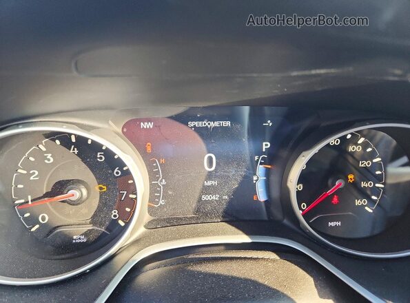 3C4NJDCB1JT432947 2018 JEEP COMPASS Black Instrument cluster view