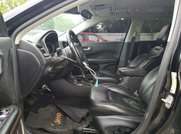 3C4NJDCB1KT673229 2019 JEEP COMPASS Black Vista interior delantera