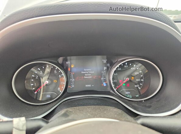 3C4NJDCB1KT683419 2019 JEEP COMPASS Gray Вид щитка приладів