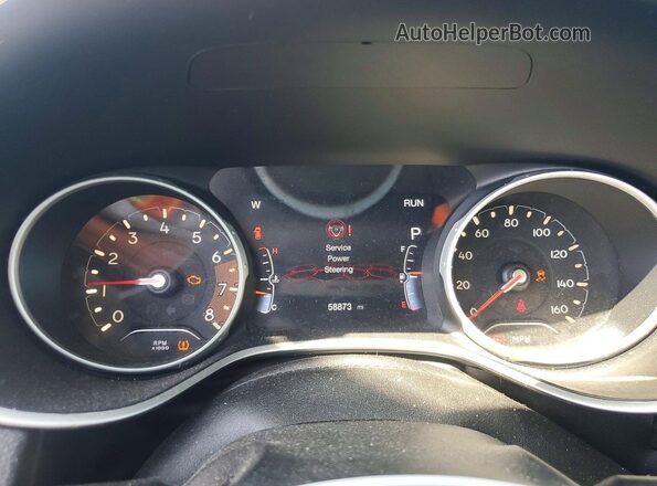 3C4NJDCB1KT791104 2019 JEEP COMPASS Gray ხელსაწყოთა პანელის ხედი